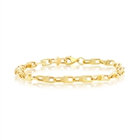 14K Yellow Gold U-Link Design Bracelet