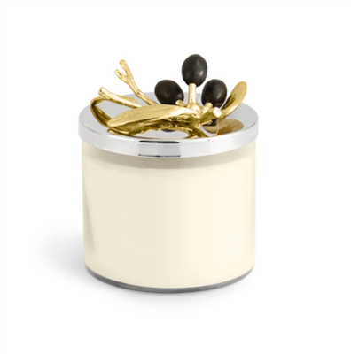 Olive Branch Gold Candle