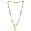 BRONZE NECKLACE YELLOW