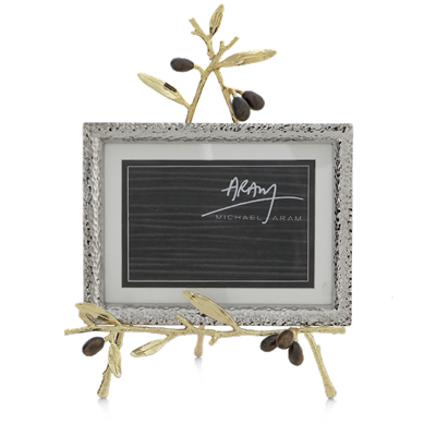 OLIVE BRANCH GOLD EASEL FRAME