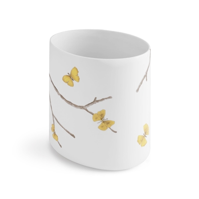 Butterfly Ginkgo Waste Basket