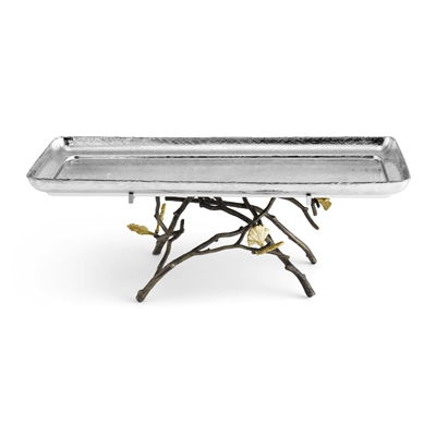 Butterfly Ginkgo Footed Tray