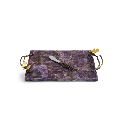 Butterfly Ginkgo Luxe Small Cheese Board w/ Spreader
