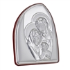 This elegant religious Icon by Sima Creations features the beauty and shine of 925 Silver while exuding a lighthearted look with its abstract shape. This unique and spirited piece is a part of the extensive works in the argento line of Sima collectibles.