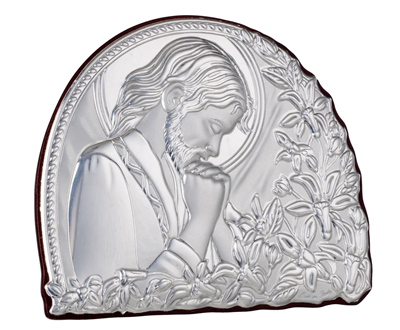 Italian 925 Silver Argento Jesus Portrait Icon