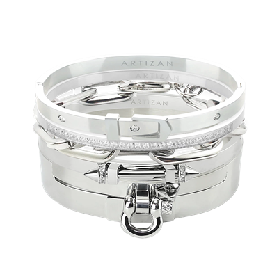 SILVER CORE BRACELET STACK
