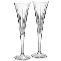 Soho Crystal 2pc Toasting Flute Set