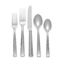 Hammertone 5-Piece Flatware Set