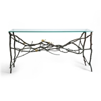 Butterfly Ginkgo Console Table