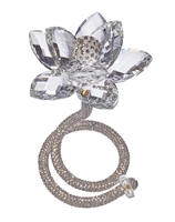 Debora Carlucci Crystal Beaded Swarovski Flower with Stem