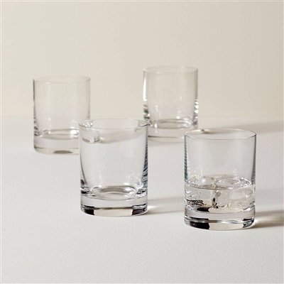 Tuscany ClassicsÂ® 4-Piece Cylinder Double Old Fashioned Set