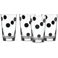 Deco Dot 4-Piece All-Purpose Glass Set