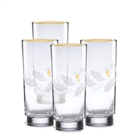 Holidayâ„¢ Gold 4-piece Highball Glass Set