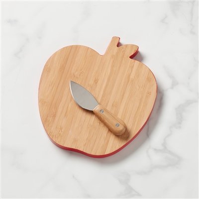 Knock On Wood Cheese Board With Knife