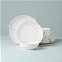 Wicker Creek 12-Piece Dinnerware Set