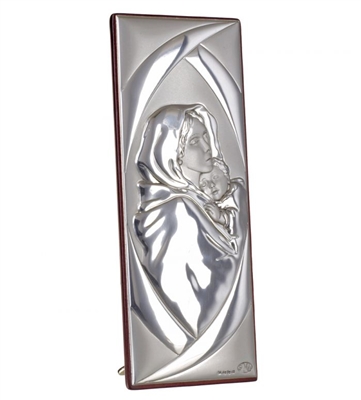 Madonna and Child 925 Silver Argento Icon