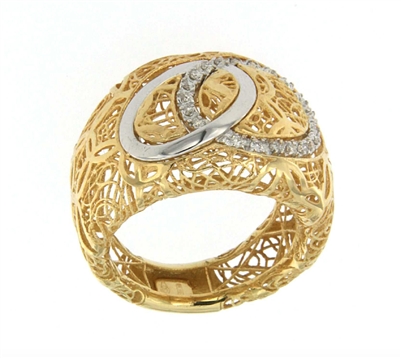Anello con Brillanti Fantasia