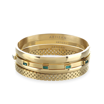 QUEEN'S CROWN BRACELET STACK