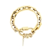 CARABINER SQUARE SPIGA BRACELET