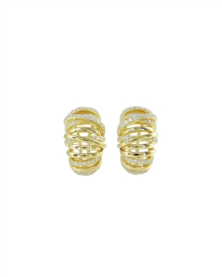 TANGLED HOOP EARRINGS