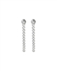 ROUND BEZEL DROP EARRINGS