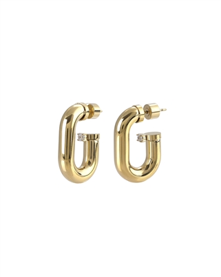 TUBE HOOP EARRINGS