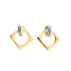 SQUARE MIX HOOP EARRINGS