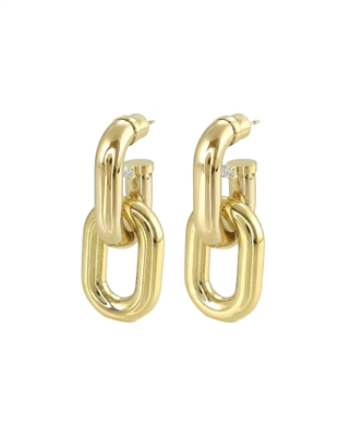 DOUBLE TUBE HOOP EARRINGS
