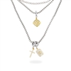CHARMING TENNIS LAYERED NECKLACE SET