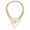 THE HERRADURA & THE SNAKE LAYERED NECKLACE SET