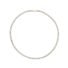 ROUND CUT RIVIERE TENNIS NECKLACE