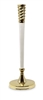 White And Gold Taper Candle Holder
