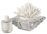 Debora Carlucci White Coral Crystal Base Aromatherapy Diffuser w/ Scent