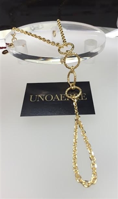 UNOAERRE by UNOAERRE18kt Gold Plated Finger Bracelet