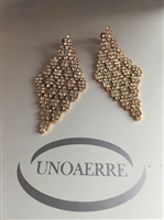 UNOAERRE by UNOAERRE Earrings In Rose' Brass