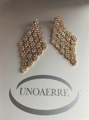 UNOAERRE by UNOAERRE Earrings In Rose' Brass