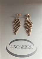 UNO AERRE by UNO AERRE Rose Brass Earrings