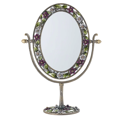 Sophie Oval Magnified Standing Mirror