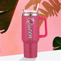 Bling QUEEN 40oz Stainless Steel Tumbler With Handle