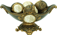 Center piece Cameo Brown with balls
