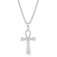 Stainless Steel Ankh Cross Necklace