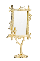 Gold Branch Design Table Mirror