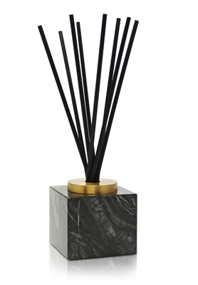 Black Marble Reed Diffuser, "Lily Of The Valley" Scent