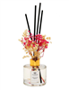 Clear Bottle Diffuser With White And Pink Flowers, "Lily Of The Valley"