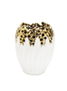 White And Gold Porcelain Vase