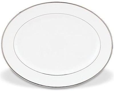 Kate Spade sugar pointe oval serving platter 13 inch
