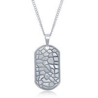 Stainless Steel Designed Dog Tag W/Chain