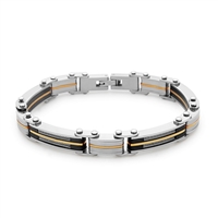Stainless Steel Cable and GP Links Bracelet