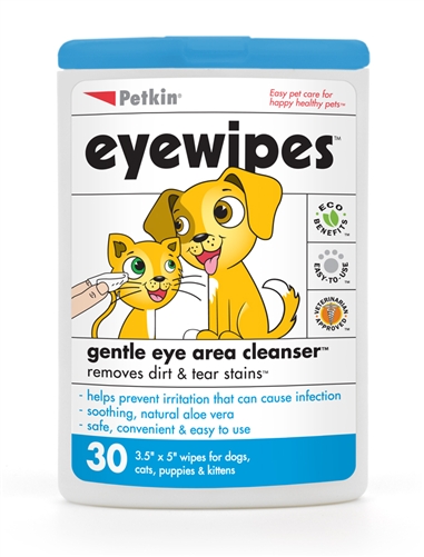 Eye Wipes (30ct) - Petkin