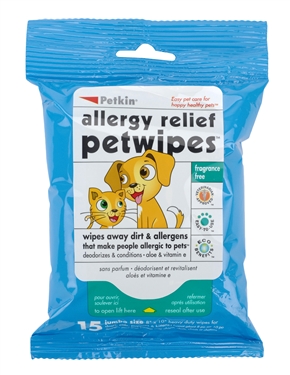 Allergy Relief Petwipes (15ct)